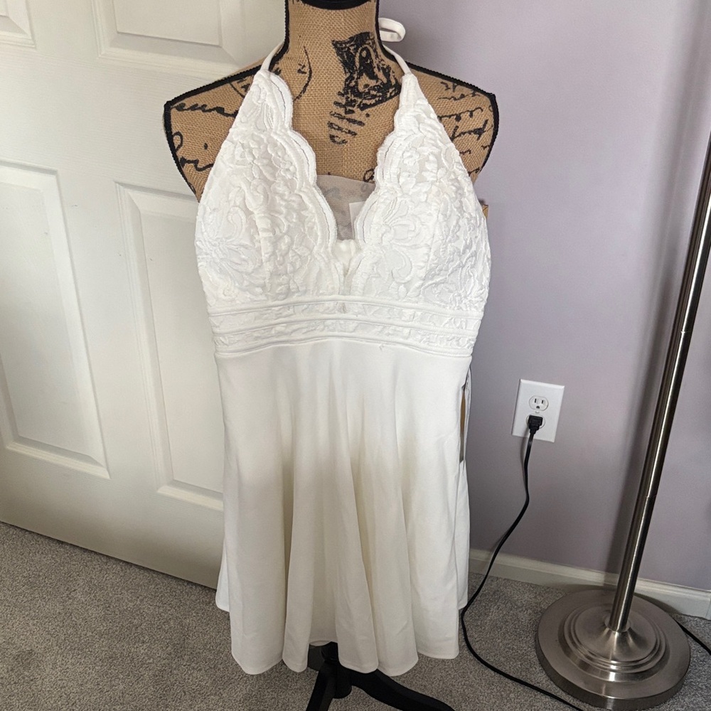 Speechless White Strapless Dress